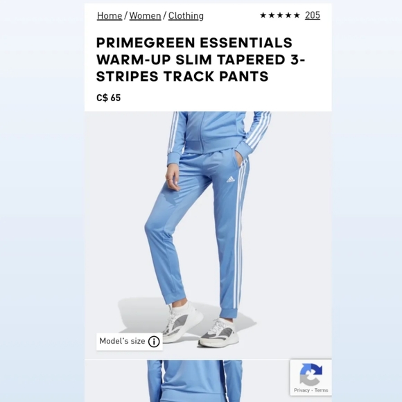 Brand new with tags/bag Adidas Primegreen essentials slim fit tracksuit - Picture 3 of 9